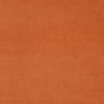 Fabric swatch of a orange eco plain velvet – suitable for use as a velvet upholstery fabric or velvet curtains