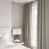 Curtain in a boucle fabric in Dove Grey