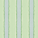 Printed linen fabric sample – a bold blocks of colour in this inviting stripe are softened with a painterly finish in blue, green and white