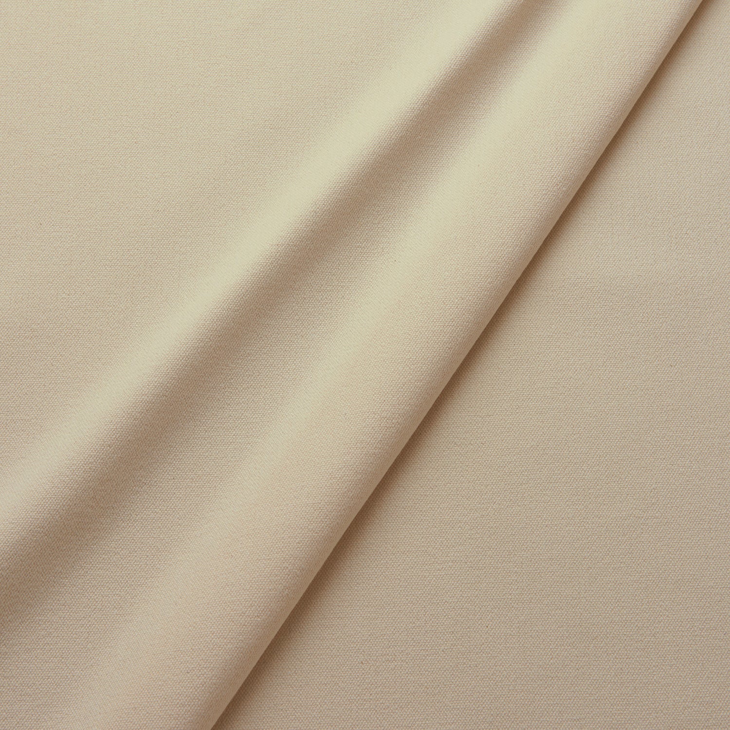 Fabric swatch of a eco-friendly plain light neutral fabric for curtains and upholstery
