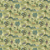 Sample of a tropical wallpaper featuring a mystical scenic landscape.