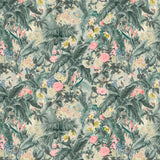 Sample of a tropical wallpaper with an exotic landscape.