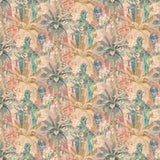 Sample of a tropical wallpaper in candy.