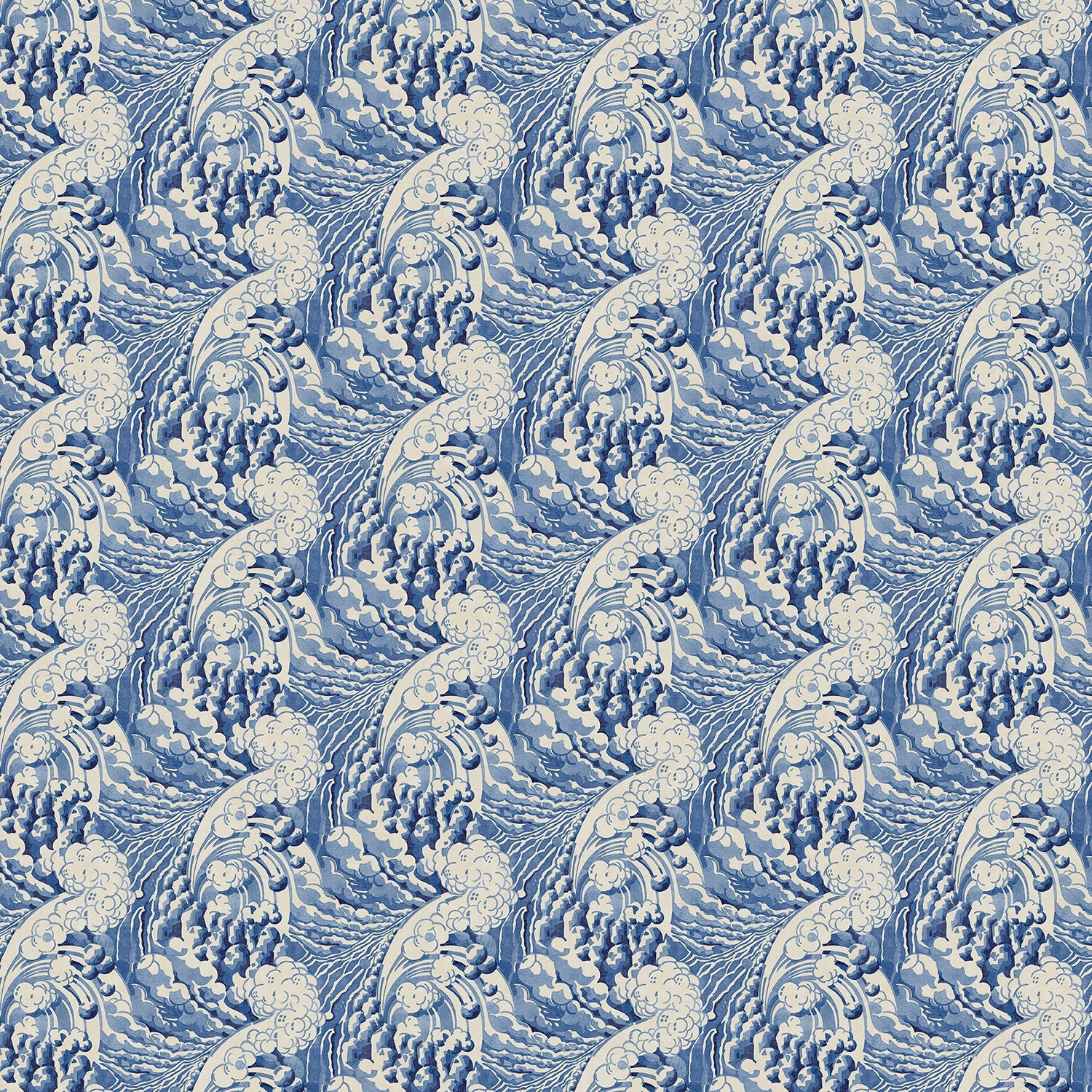 Stylish, tonal abstract wallpaper with dramatic, undulating waves.