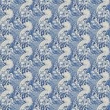 Stylish, tonal abstract wallpaper with dramatic, undulating waves.